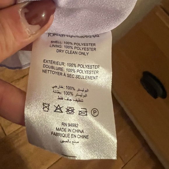 JONATHON SIMKHAI WOMEN’S MARLI CUT-OUT PLEATED MAXI DRESS, SIZE US 6, LAVENDER - Picture 14 of 15